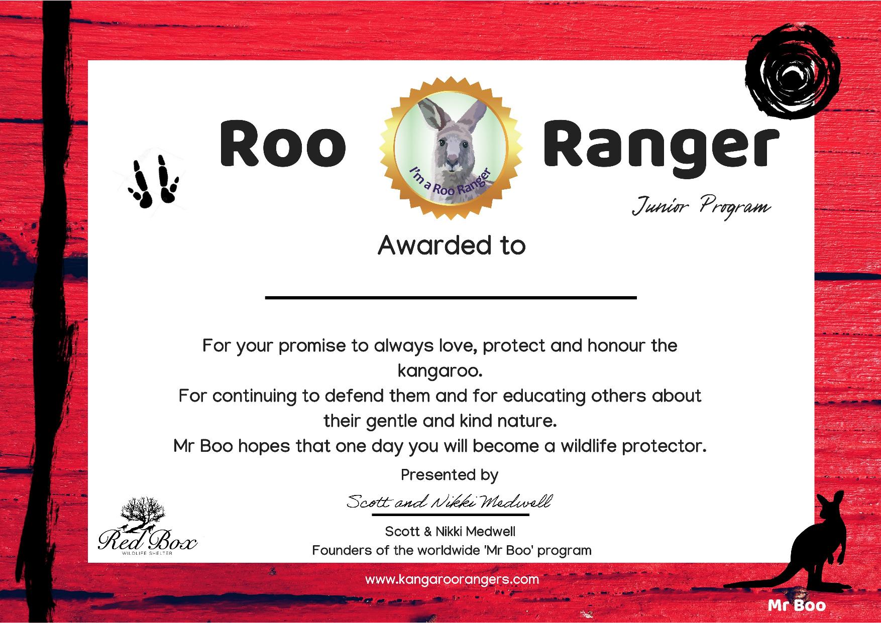 Junior Roo Rangers – Kangaroo Rangers